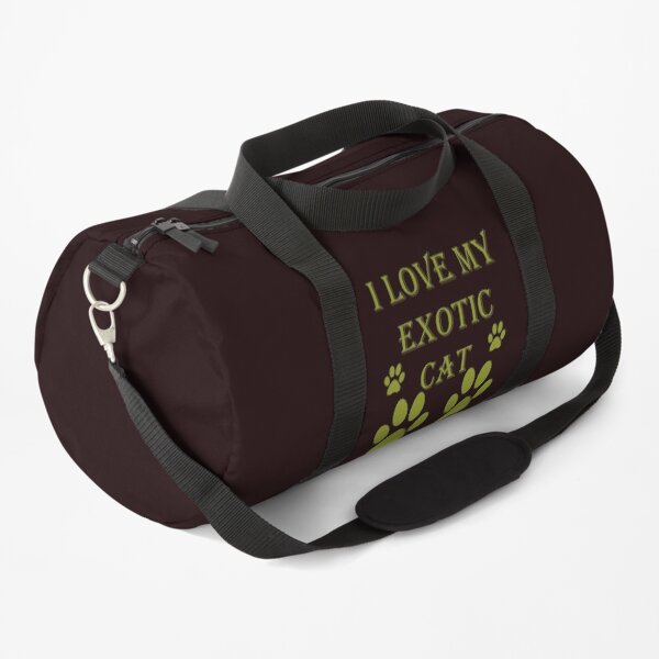 i love my exotic cat shirt Duffle Bag