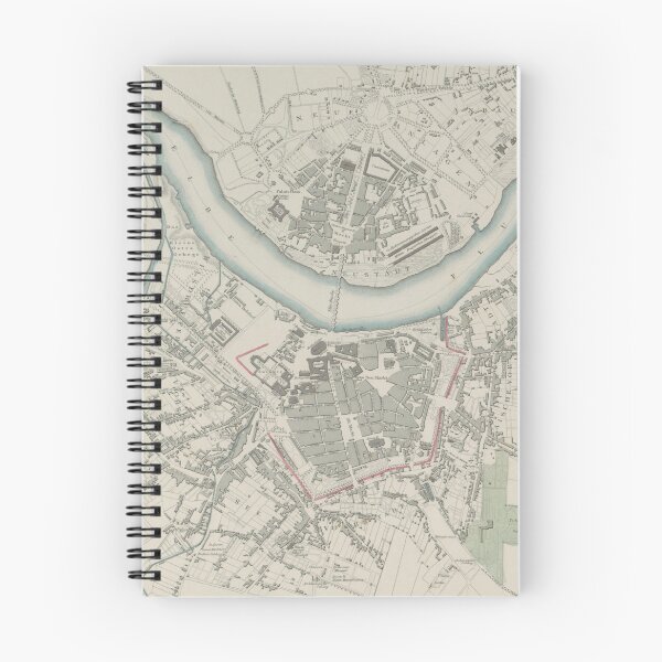 Item preview, Vintage Map of Dresden Germany (1833) designed and sold by BravuraMedia.