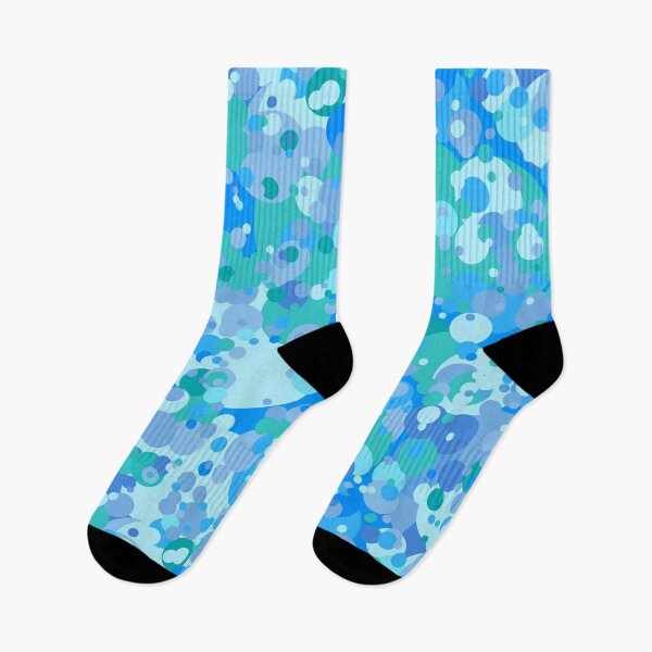 Item preview, Light Blue Bubbles Pattern designed and sold by RootSquare.