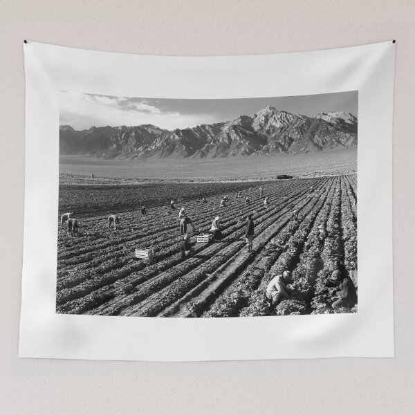 Item preview, Farm workers and Mt. Williamson designed and sold by INTOxTHExWILD.