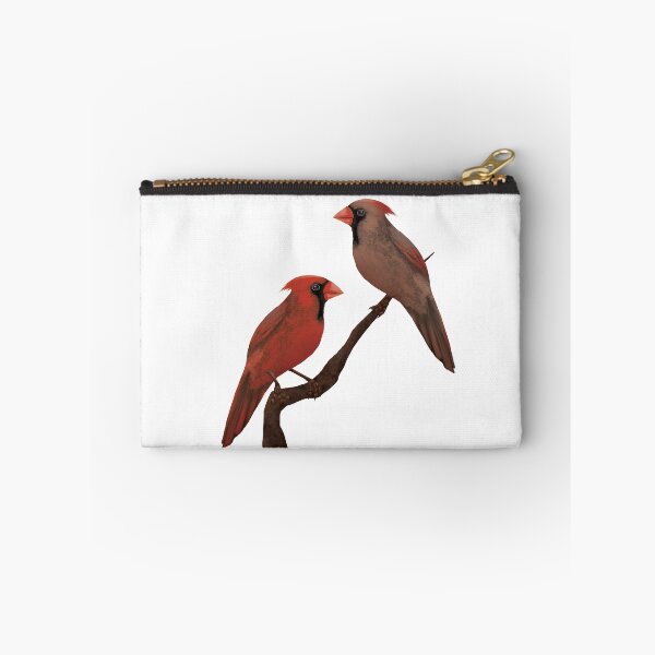 Item preview, Male & Female Northern Cardinals (Cardinalis cardinalis) Digital Painting designed and sold by Inuyasha907.