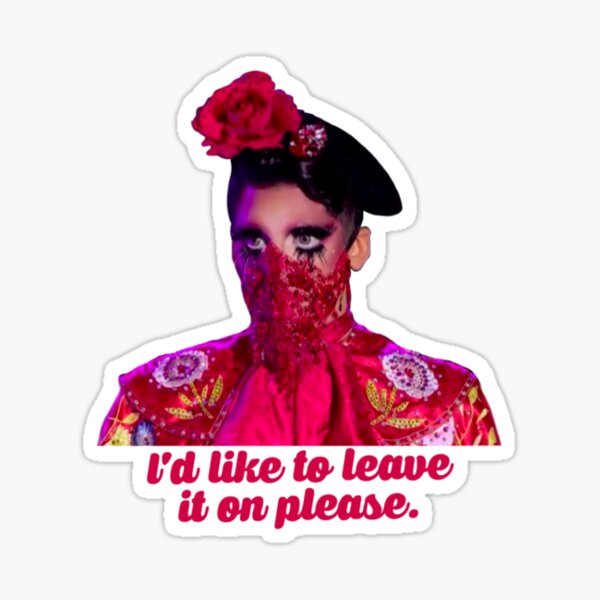 Valentina Id Like To Leave It On Please Meme Sticker For Sale By Splendidart Redbubble 