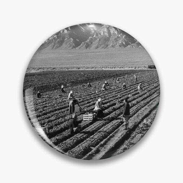 Item preview, Farm workers and Mt. Williamson designed and sold by INTOxTHExWILD.