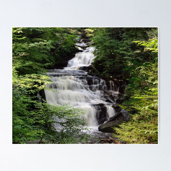 Item preview, Ricketts Glen's Cascading Mohican Falls on Kitchen Creek designed and sold by Gene Walls.