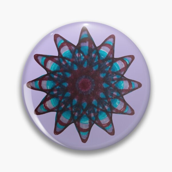 Item preview, Spirograph Brilliant Blue-Purple Pattern designed and sold by TravellingAlle.