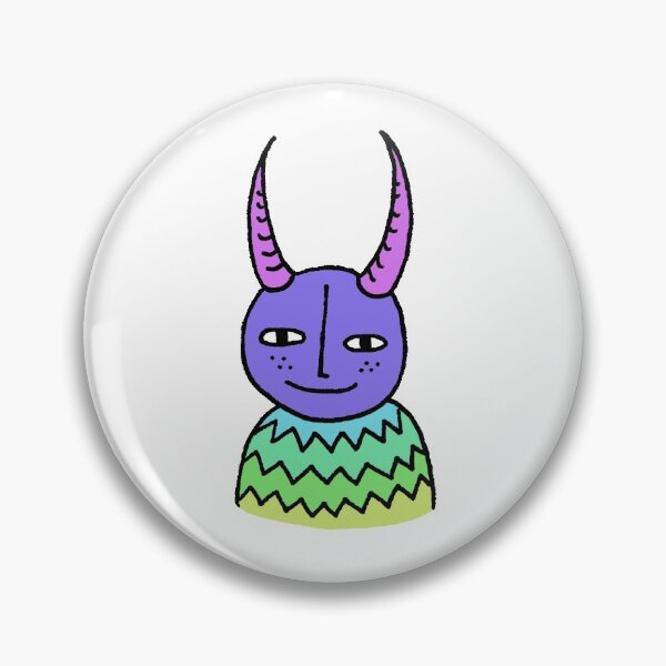 Item preview, Zigzag Sweater Demon in Purple/Green Gradient designed and sold by cosmicmouse.