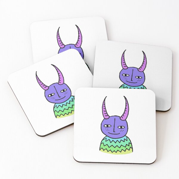 Item preview, Zigzag Sweater Demon in Purple/Green Gradient designed and sold by cosmicmouse.
