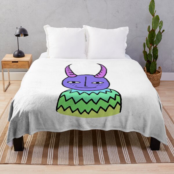 Item preview, Zigzag Sweater Demon in Purple/Green Gradient designed and sold by cosmicmouse.
