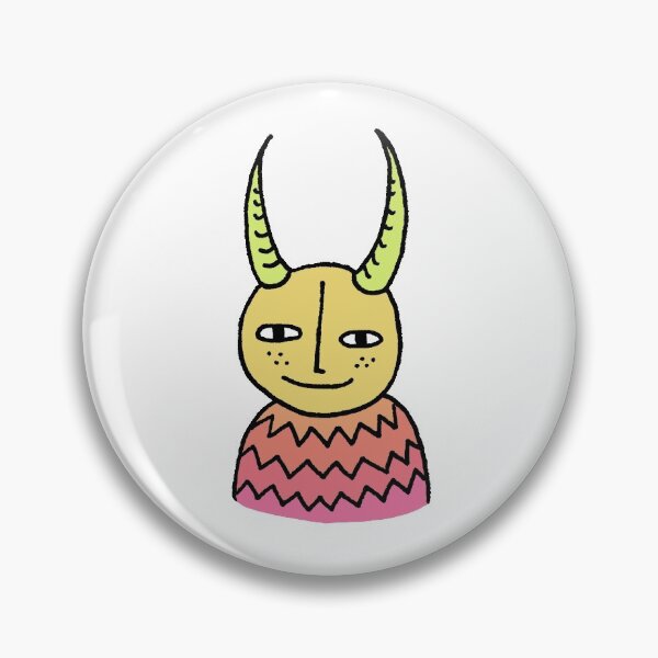 Item preview, Zigzag Sweater Demon in Yellow/Pink Gradient designed and sold by cosmicmouse.
