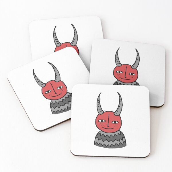 Item preview, Zigzag Sweater Demon in Red/Grey designed and sold by cosmicmouse.