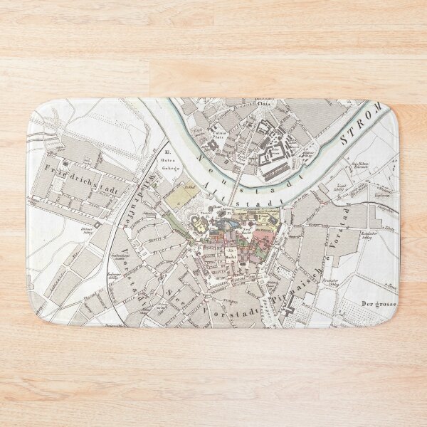 Item preview, Vintage Dresden Germany Map (1849) designed and sold by BravuraMedia.