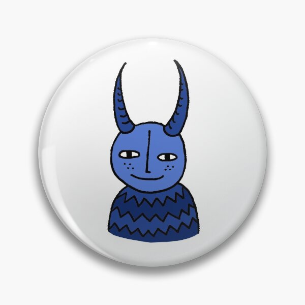 Item preview, Zigzag Sweater Demon in Blue designed and sold by cosmicmouse.
