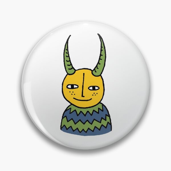 Item preview, Zigzag Sweater Demon in Yellow/Green/Blue designed and sold by cosmicmouse.
