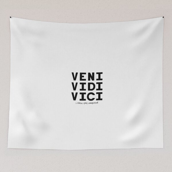 Item preview, Veni Vidi Vici Quote designed and sold by amberlart.