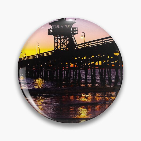 Item preview, "San Clemente Pier at Dusk" ImageDesign By Rich AmeN Gill designed and sold by RichAMeNGill.