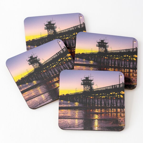Item preview, "San Clemente Pier at Dusk" ImageDesign By Rich AmeN Gill designed and sold by RichAMeNGill.