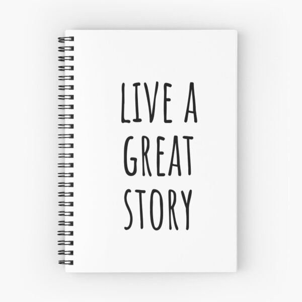 Item preview, Live A Great Story designed and sold by CatMonkStudios.