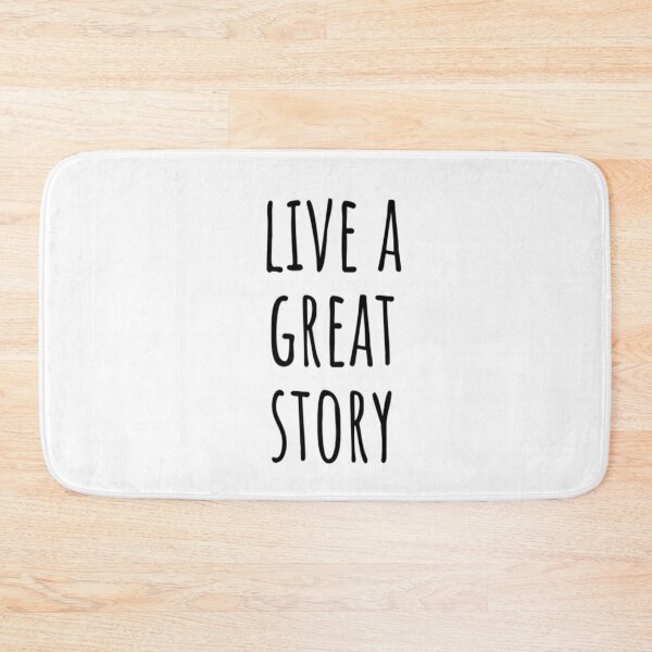 Item preview, Live A Great Story designed and sold by CatMonkStudios.
