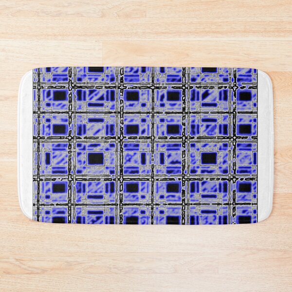 Item preview, Neon blue new school Tartan designed and sold by Highlandkings.
