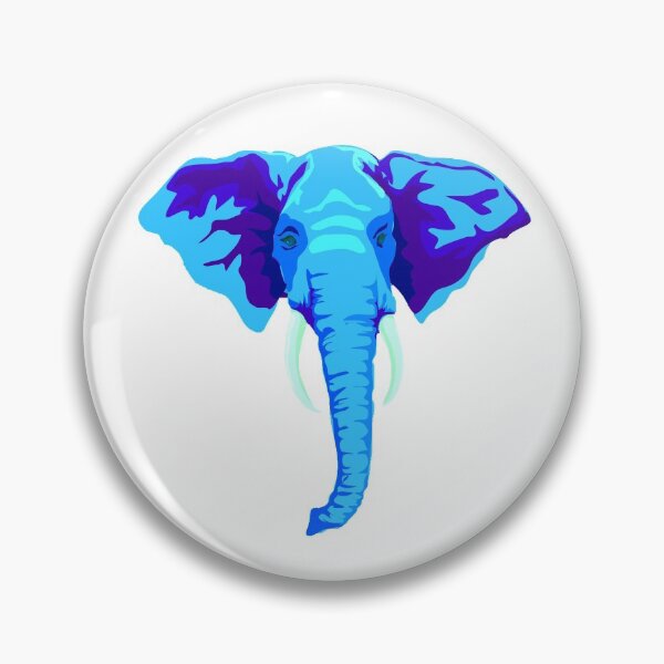 Item preview, Blue Elephant Head designed and sold by Jrw-Design.