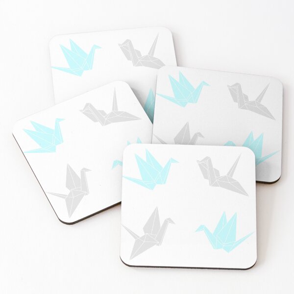 Item preview, Paper Cranes with white outline designed and sold by amberlart.