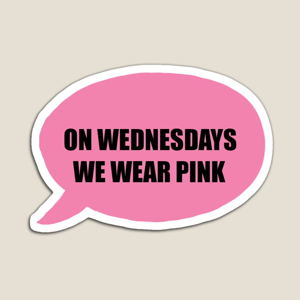 Mean Girls Sticker Set | Burn Book Sticker | On Wednesdays We Wear Pink  Sticker | That’s So Fetch Sticker | I’d rather be me sticker