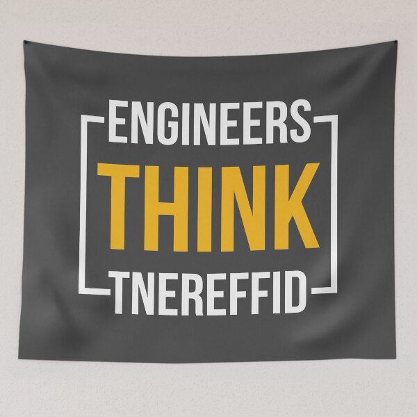 Item preview, Engineers Think Different designed and sold by AndrewY.