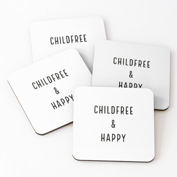 Item preview, Child-Free & Happy - kid free slogan designed and sold by Inspirationmotivation.