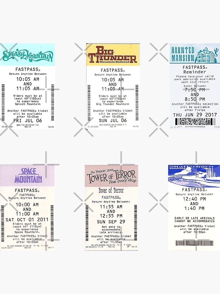 FastPass Sticker Pack by EllaFreeman12