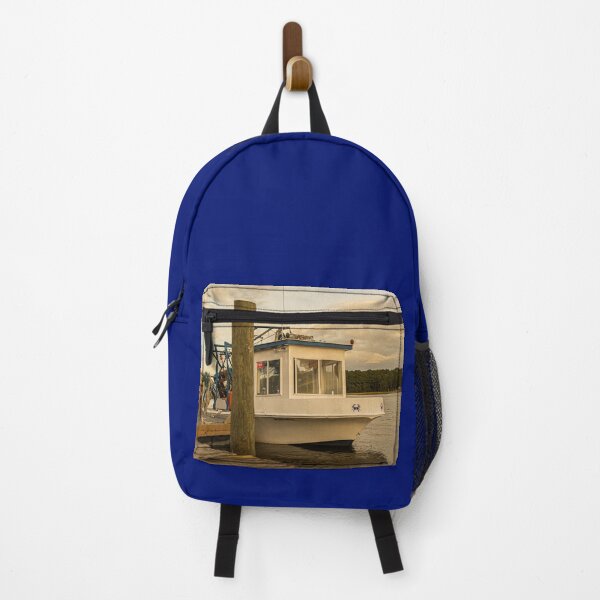 Item preview, Boat fishing in the Intracoastal Waterway. designed and sold by KensLensDesigns.