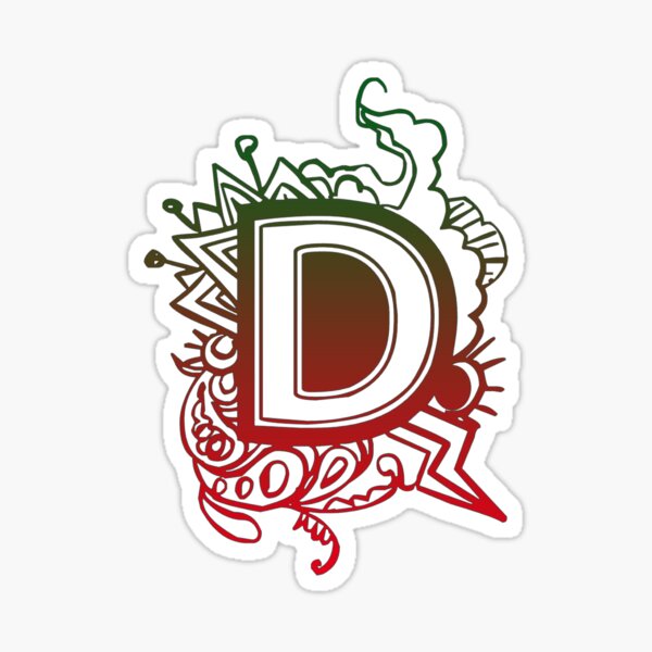 D Letter Tattoo Gifts Merchandise Redbubble