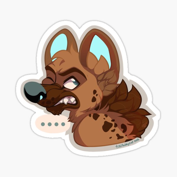 Item preview, Growl-yeena (V.1) designed and sold by tikitabbycat.