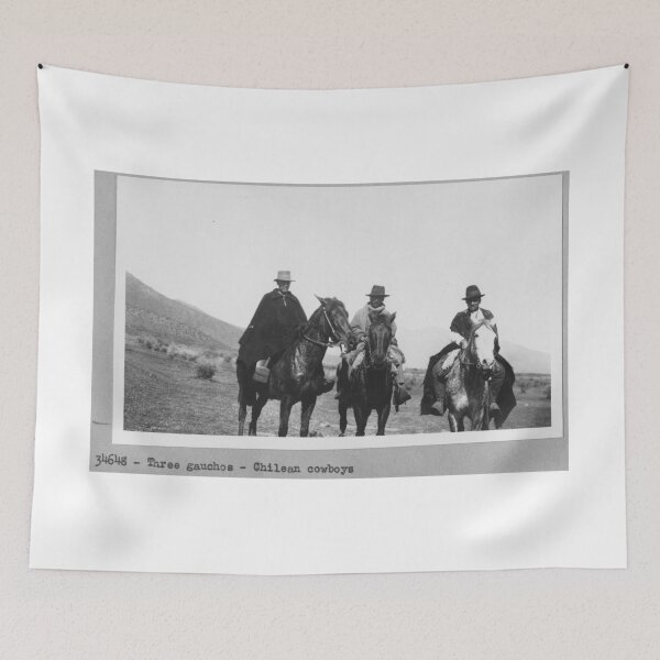 Item preview, Chile 34648 Three gauchos designed and sold by INTOxTHExWILD.
