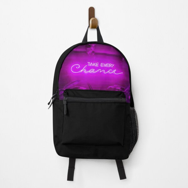 Item preview, Take Every Chance Neon Sign Purple designed and sold by makimade.