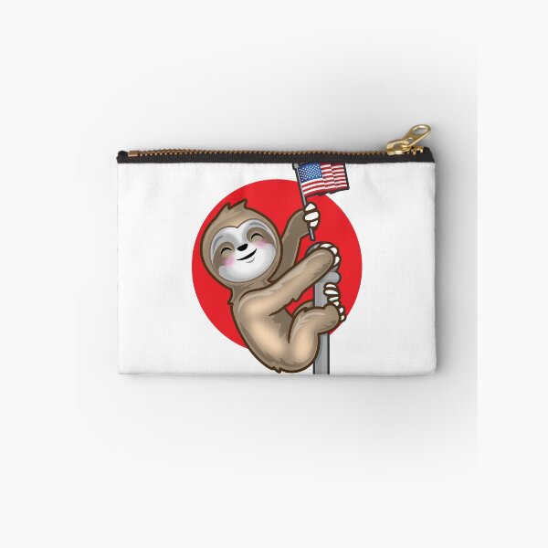 Item preview, Kawaii USA Patriotic Japanese American Sloth designed and sold by pablomendoza.