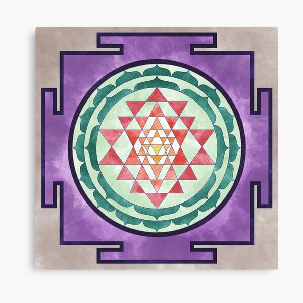Sri Yantra 04 Canvas Print