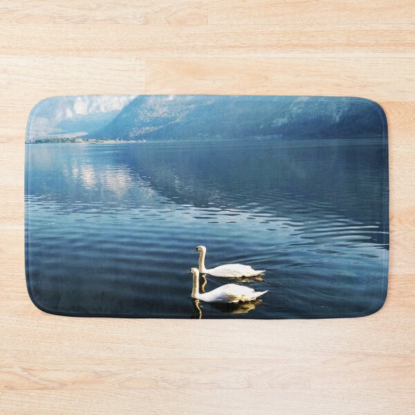 Item preview, Hallstatt Swans and the smokey Alps designed and sold by oxoxoxo.