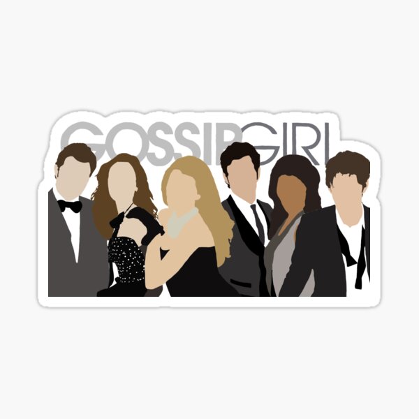 Gossip Girl Characters Stickers Redbubble
