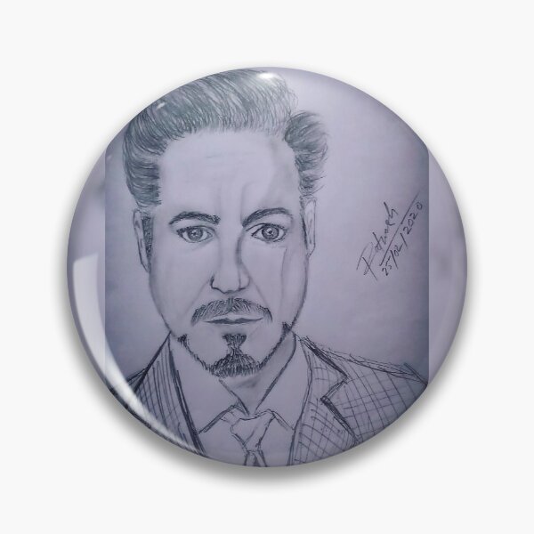 Item preview, Robert Downy Jr portrait designed and sold by Ratnesh.