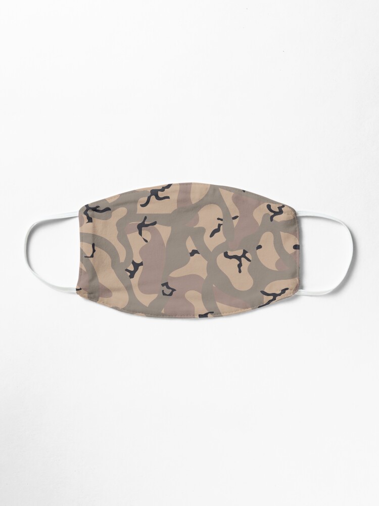 Desert Tracks Camouflage Natural Grey Black And Taupe Camo Print Mask By Stinkpad Redbubble - usm navy nwu hat roblox