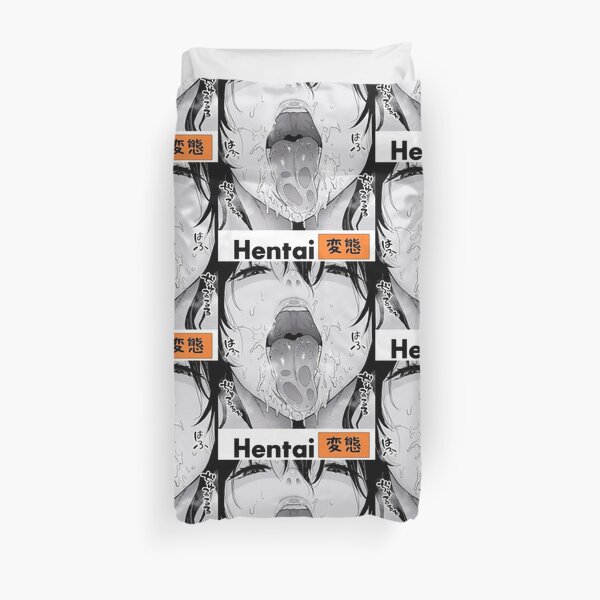 Lewd face (HD Quality) Duvet Cover