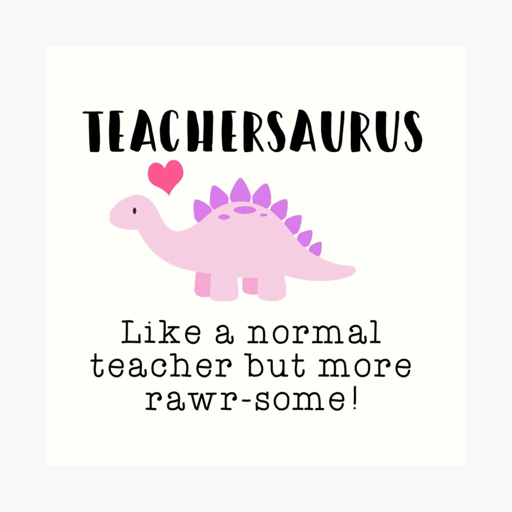 teacher-dinosaur-thank-you-teacher-greeting-card-for-sale-by-teapleaseuk-redbubble for Dinosaur Thank You Cards Free Printable Teacher Dinosaur Thank you Teacher