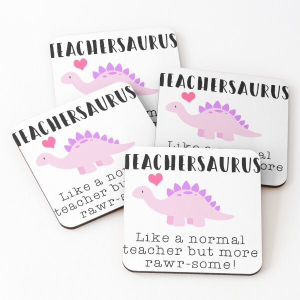Item preview, Teacher Dinosaur Thank you Teacher designed and sold by teapleaseuk.