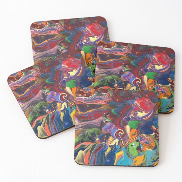 Item preview, Every color painted on a canvas  designed and sold by NativeAssady.