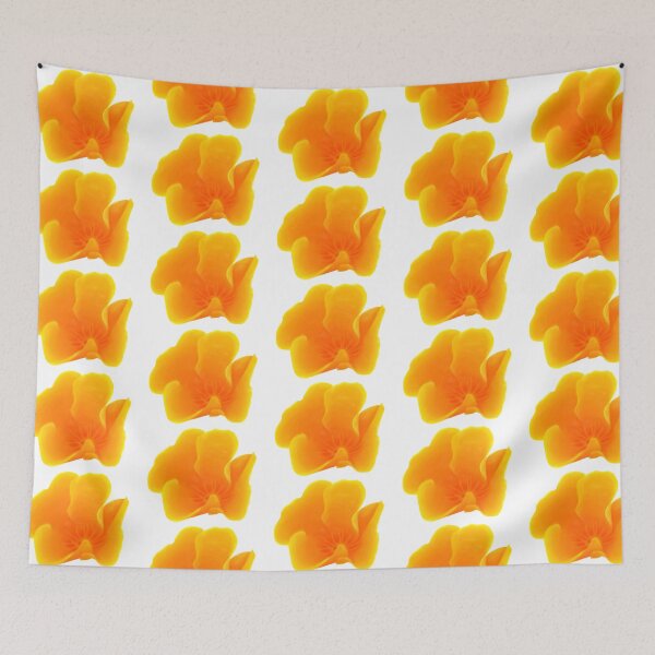 Item preview, California Poppy Watercolor White Background designed and sold by oeschi.