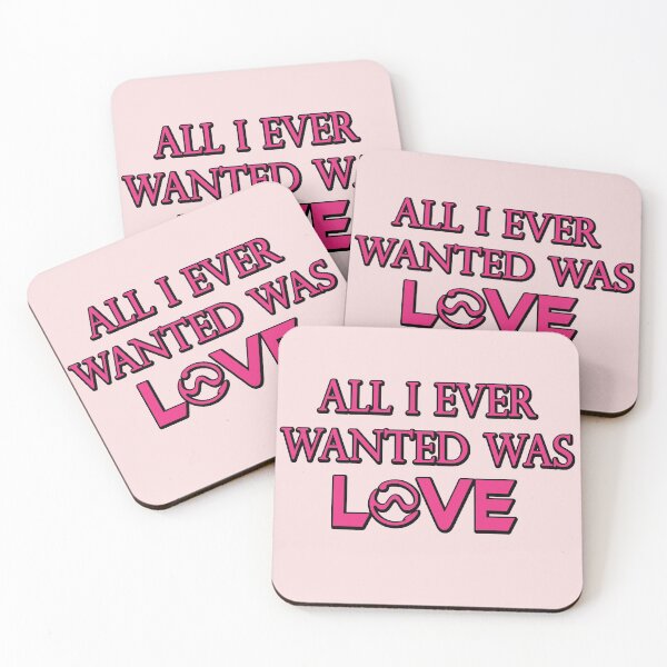 Item preview, All I Ever Wanted Was Love - Song lyrics  designed and sold by miijojo1994.