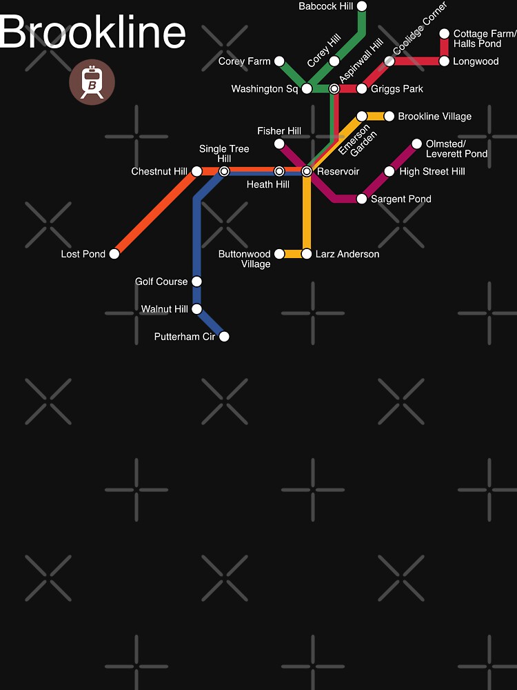 Brookline (white) by arrtworks