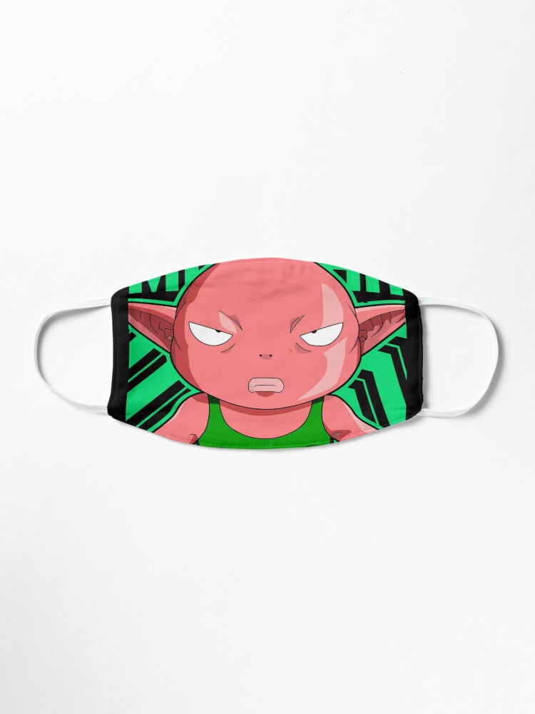 monaka dragon ball super funny anime design mask by blackkitsunearg redbubble redbubble