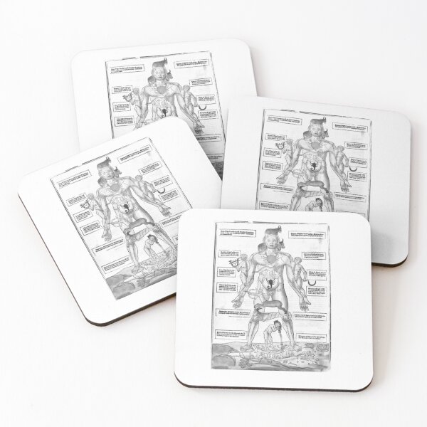 Item preview, ZODIAC MAN / Body Anatomy of All 12 Signs  - Old School Astrology designed and sold by BurningDrivein.