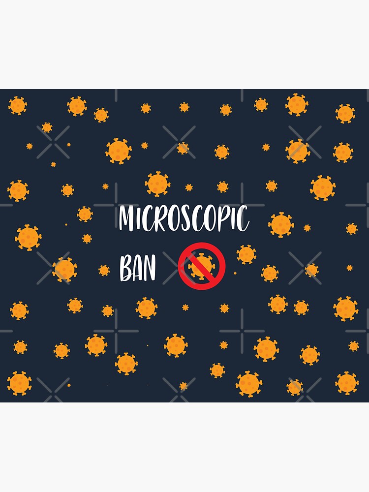 Microscopic Ban Cartoon Pattern by chanzds